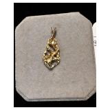 14k Gold Nugget Charm 1.6 g