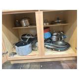 Miscellaneous pots and pan cabinet