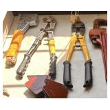 Heavy-duty industrial cutting and gripping tools