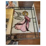 Stained glass Angel window decor