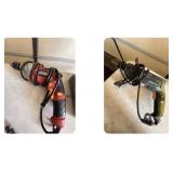 Two corded power drills