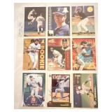 9 Alex Rodrigues baseball cards