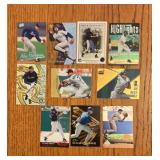 10 baseball cards various players mid-1990s sets
