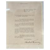Historical Document: Letter from Herbert Hoover