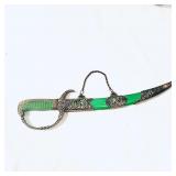 Decorative Dagger (khanjar) enamel grip & sheath