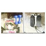 Mini stepper with resistance bands and steps