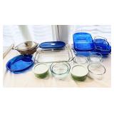 Collection of Pyrex and Anchor Hawking bakeware