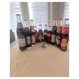 Vintage collectible Coke bottles 10 count