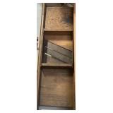 Wooden primitive vegetable slicer/mandoline