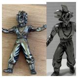 Super Saiyan SS & Goku Bronze Figurines