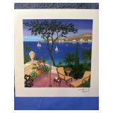 Fanch (Francois) Ledan  Terrace with Sculptures