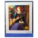 Magali au Bouquet' by French artist Linda Le KinfF