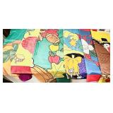 Collection of Vintage outdoor applique flags