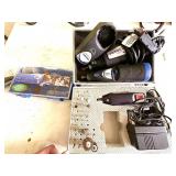 Collection of Dremel tools and accessories
