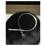 7 inch Herringbone bracelet 925