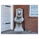 Large outdoor/garden stone Lion fountain