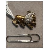 14k Gold Lion Charm 1.1 g