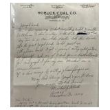 Correspondence between a fan and Joe Wood