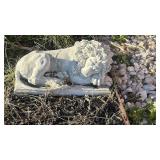 Sleeping Lion garden statue