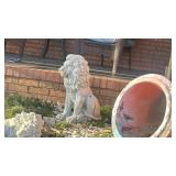 .Large Liom garden statue