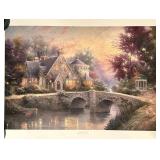 Thomas Kinkade 'Lamplight Manor' with COA