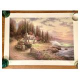 ï¿½Pine Cove Cottage' by Thomas Kinkade COA