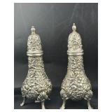 S. KIRK & SON STERLING SILVER REPOUSSE SALT AND