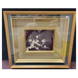 STERLING SILVER PLUM TREE W/BLOSSOMS - JAPAN -