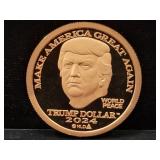 2024 MAGA TRUMP 1 OZ COPPER DOLLAR