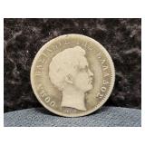 1833 GREECE 1 DRACHMA - *SCARCE* - 90% SILVER -