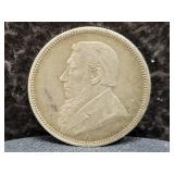 1894 SOUTH AFRICA 2 SHILLINGS - 92.5% SILVER -