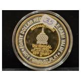 TRUMP TAJ MAHAL, ATLANTIC CITY COLLECTOR'S TOKEN