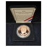 2020 TRUMP PROOF 1 OZ COPPER DOLLAR W/BOX AND COA
