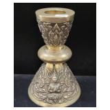 STERLING SILVER SINGLE CANDELSTICK - WEIGHTED -