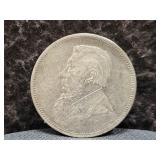 1895 SOUTH AFRICA 2 SHILLINGS - 92.5% SILVER -