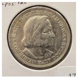 1893 COLUMBIAN EXPO SILVER HALF DOLLAR