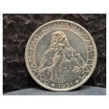 1931-R SAN MARINO 20 LIRE COIN - 80% SILVER -