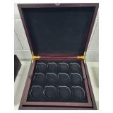 COIN COLLECTING BOX W/3 TRAYS