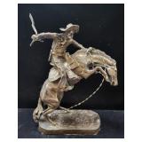 FREDERICK REMINGTON 'THE BRONCO BUSTER' SILVER