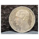 1862 GERMAN STATES (HANNOVER) 2 THALER -90%