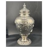 STERLING SILVER SUGAR CASTOR - LONDON - FLORAL