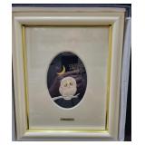 STERLING SILVER RELIEF OWL BY MITSUNORI - JAPAN -