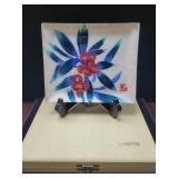 ANDO CLOISONNE EANMEL ON COPPER LYCHEE FRUIT