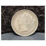 1899 NEWFOUNDLAND 20 CENTS - 92.5% - 4.71 GRAMS