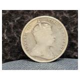1906 BRITISH HONDURAS 25 CENTS - 92.5% SILVER -