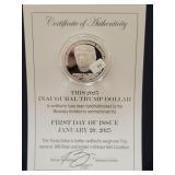 2025 TRUMP INAUGURAL 1 OZ .999 FINE SILVER DOLLAR-