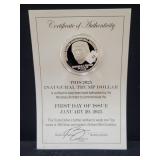 2025 TRUMP INAUGURAL 1 OZ .999 FINE SILVER DOLLAR-