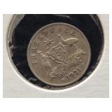 1921 AUSTRALIA 3 PENCE - 92.5% SILVER - 1.32 GRAMS