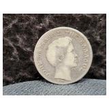 1834 GREECE 1/2 DRACHMA - 90% SILVER - 2.23 GRAMS