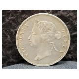 1894 BRITISH HONDURAS 50 CENTS - 92.5% SILVER -